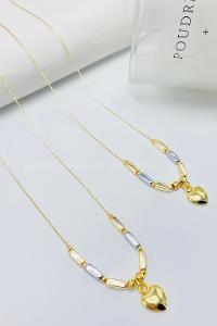 Gold Gold Straight Necklace