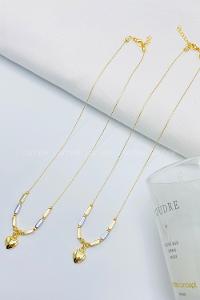 Gold Gold Straight Necklace