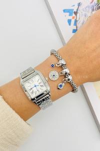 Lamelif Gümüş Kuzey Yıldızı Zarif Bileklik