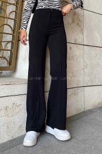 Lamelif Çımalı Palozzo Pantolon Siyah