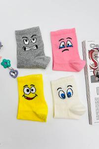 Lamelif Karikatür Kolej Çorap