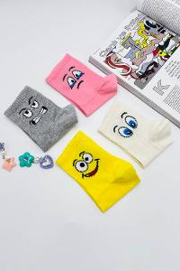 Lamelif Karikatür Kolej Çorap