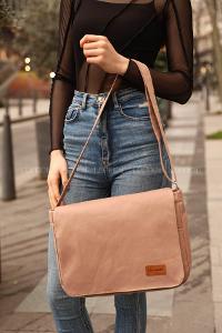 Mink Buckle Skin Hand Bag Bag