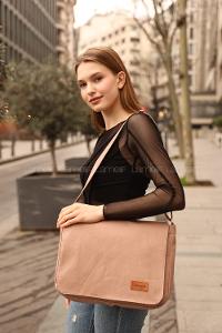 Mink Buckle Skin Hand Bag Bag