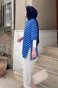 Saxe Crew Neck Half Arm Arm Cotton Printed T-shirt