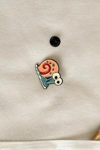 Lamelif Sevimli Salyangoz Demir Broş