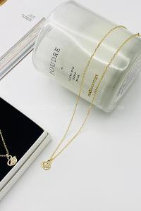 Lamelif Gold Kuğu Zarif Zirkon Kolye