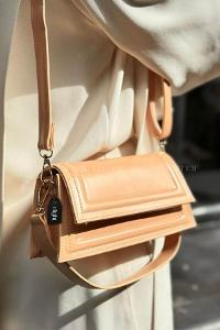 Lamelif Mini Julia Model Kadın El Ve Omuz Çantası Portakal Sarısı