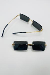 Lamelif Bola Siyah Kristal Güneş Gözlüğü