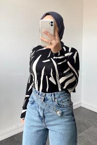 Black-3 Turtle Neck Long Arm Body