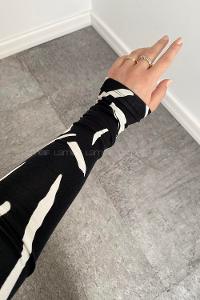 Black-3 Turtle Neck Long Arm Body