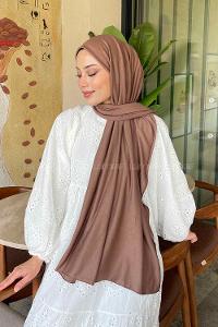 Lamelif Fındık Kabuğu Penye Şal