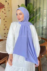 Lavender Cotton Fabric Viscose Fabric Straight Shawl