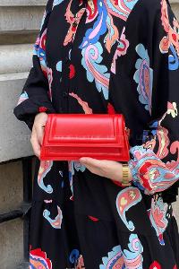 Lamelif Mini Julia Model Kadın El Ve Omuz Çantası Kırmızı