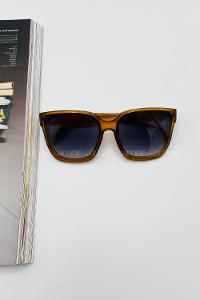 Lamelif Gambri Kahve Çerçeve Güneş Gözlüğü