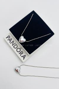 Lamelif Gümüş Zincir Gümüş Kalp Tasarım Kolye