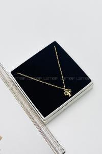 Lamelif Gold Hayat Ağacı Zirkon Kolye