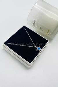 Silver Gold Drop Necklace