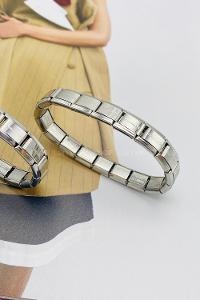 Lamelif Gümüş Nomination Çelik Bileklik