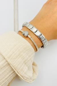 Lamelif Gümüş Nomination Çelik Bileklik