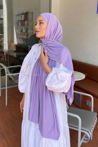 Lamelif Açık Lila Penye Şal