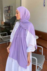 Lamelif Açık Lila Penye Şal