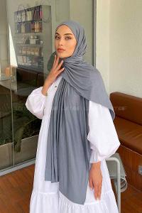 Lamelif Gri Penye Şal