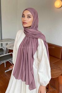 Lamelif Koyu Pudra Penye Şal
