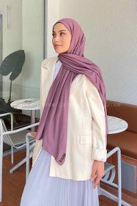 Lamelif Leylak Penye Şal