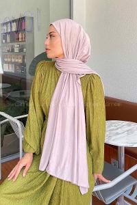 Lamelif Penye Şal Açık Vizon