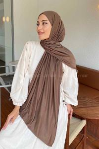 Lamelif Penye Şal Kahverengi