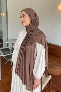 Lamelif Penye Şal Kahverengi