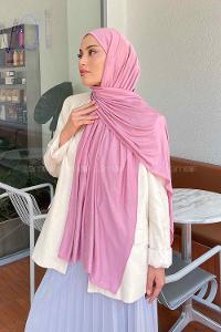 Lamelif Penye Şal Koyu Pudra