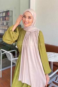 Lamelif Penye Şal Koyu Taş