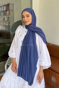 Lamelif Penye Şal Okyanus Mavi