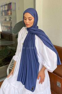 Lamelif Penye Şal Okyanus Mavi