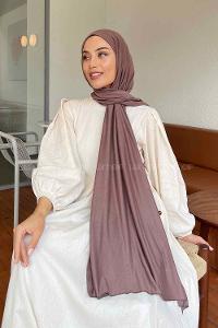 Lamelif Penye Şal Tozlu Kahve