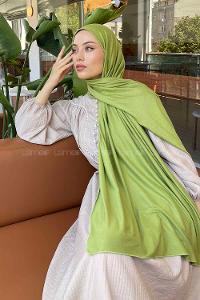 Lamelif Penye Şal Fıstık Yeşili