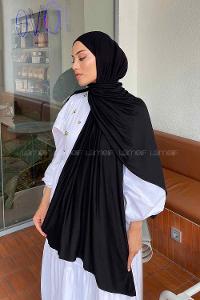 Lamelif Siyah Penye Şal