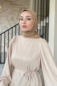 Lamelif Bambu Eşarp Camel