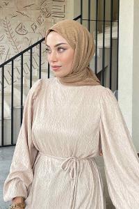 Lamelif Bambu Eşarp Camel