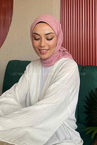 Lamelif Bambu Eşarp Pudra