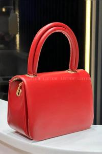 Red With Suspenders Skin Hand Bag Bag