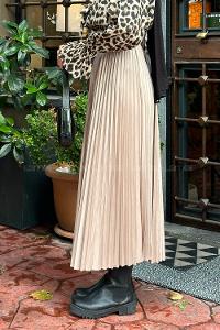 Lamelif Reinna Piliseli Etek Sütlü Kahve