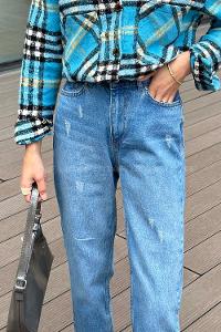 Lamelif Mom Jean Mavi