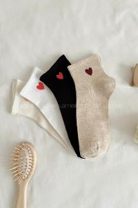 Lamelif 4lü Kalpli Yarım Konç Çorap