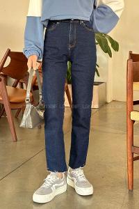 Lamelif Kesik Paça Fit Jean Lacivert