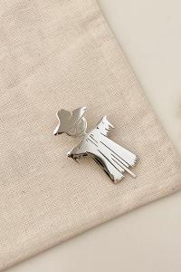 Lamelif Halloveen Korkuluk  Demir Broş