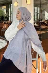 Lamelif Bambu Şal Gri