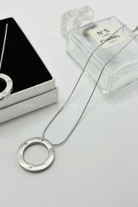 Lamelif 925 Ayar Çelik Cartier Love Kolye Gümüş